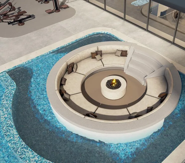 Outdoor Party Area amenity image at Samana Sky Views