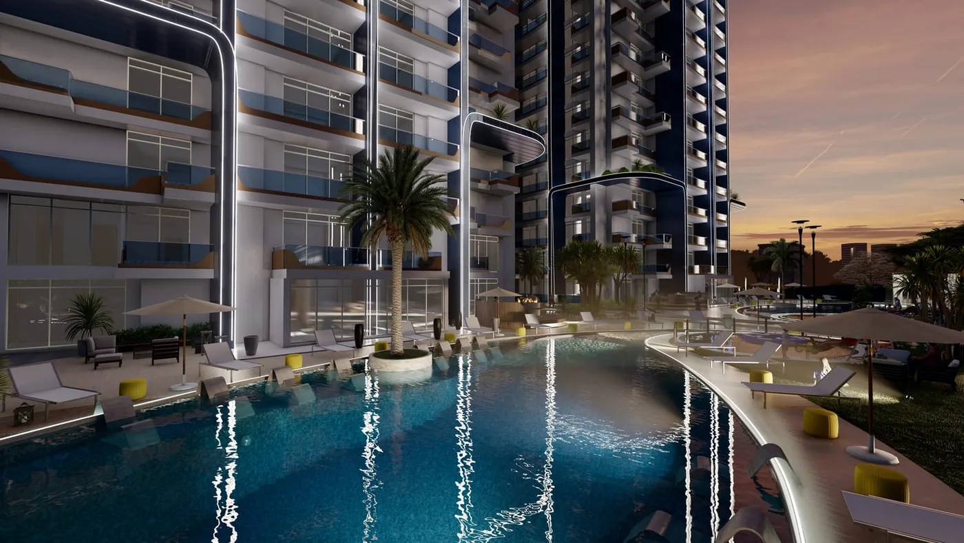 Leisure Pool Deck amenity image at Samana Waves Phase II