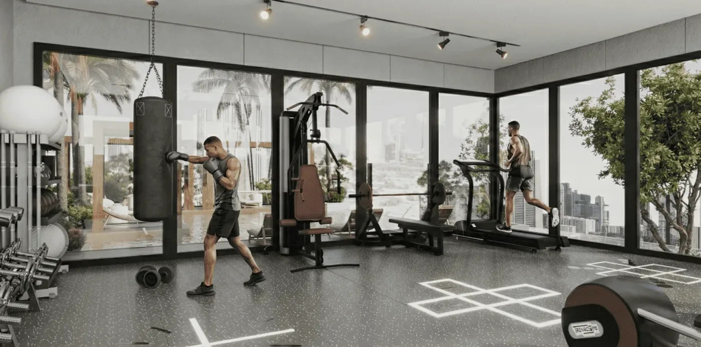 Indoor Gym amenity image at Saray South Residences