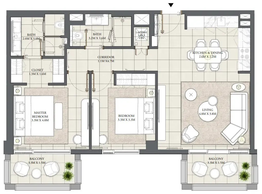 Emaar Savanna floor plan