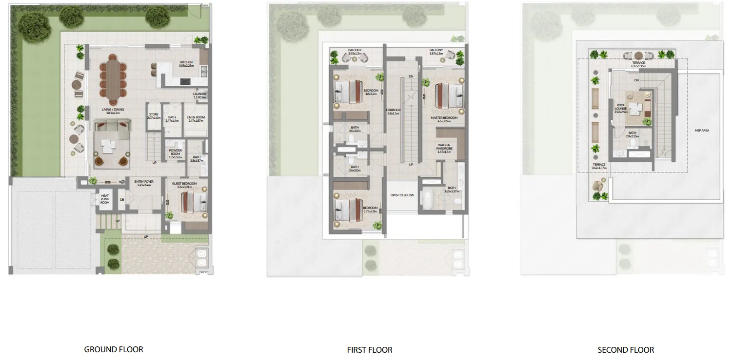 Emaar Selvara 3 floor plan