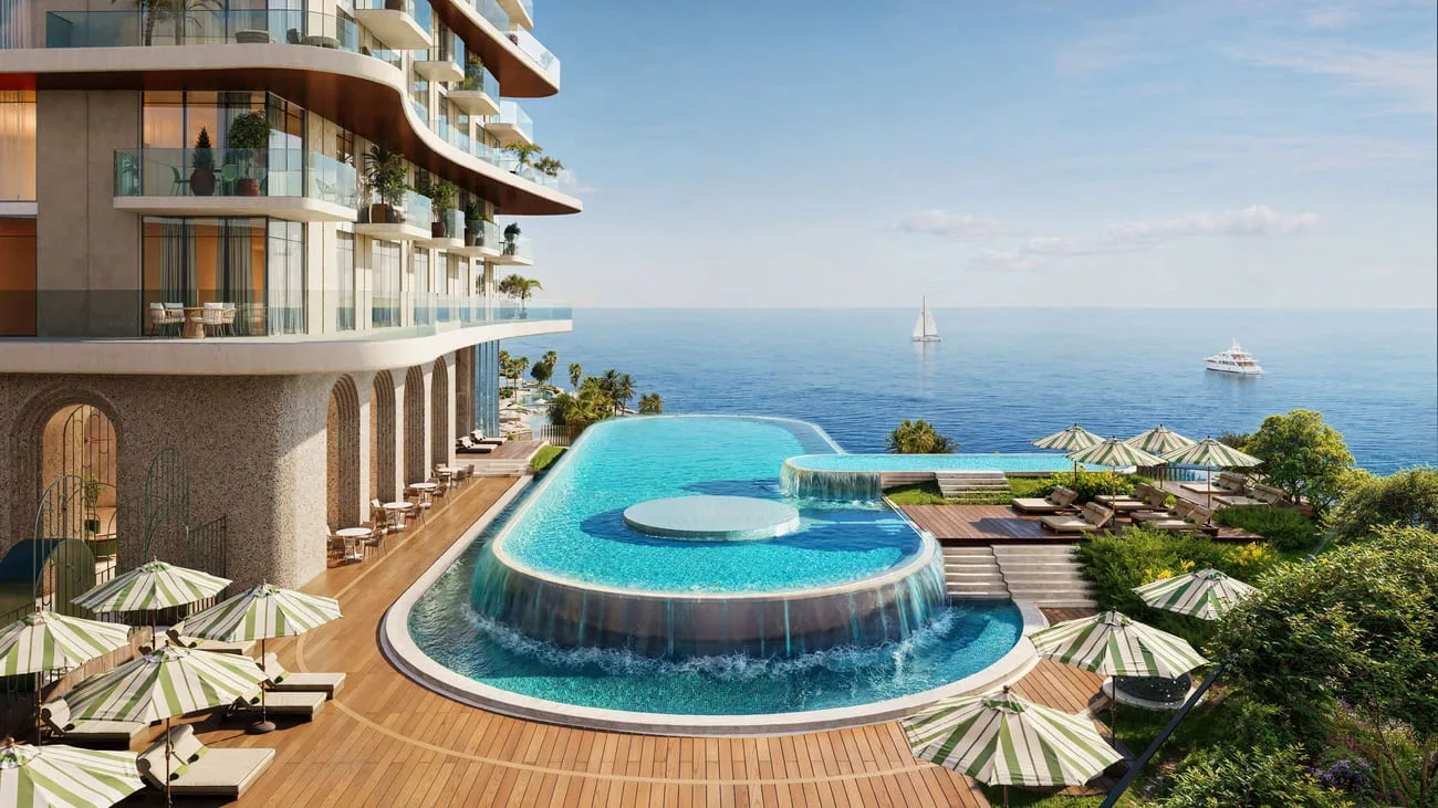 Terrace With Exquisite Pool amenity image at Sensia