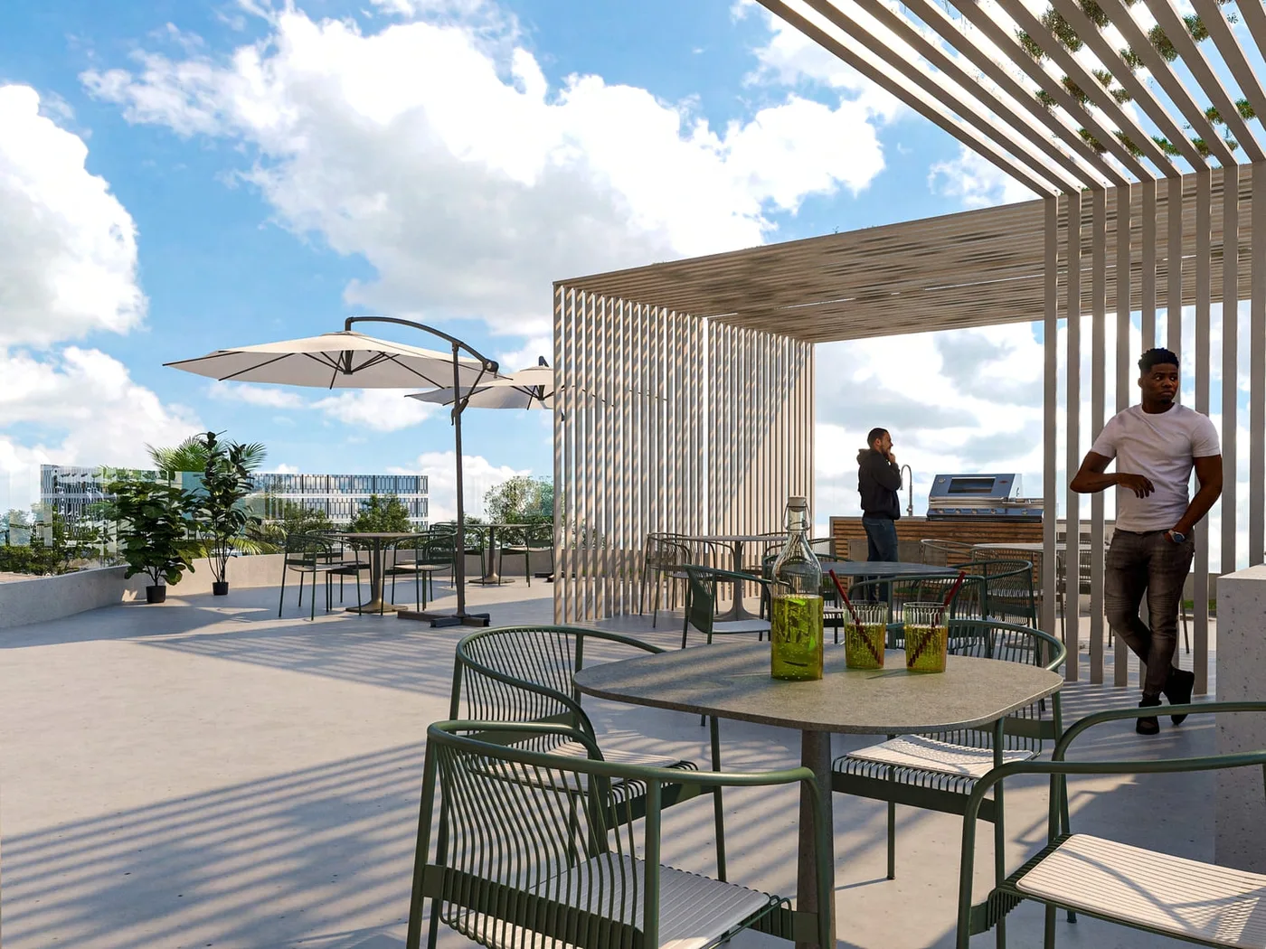 Bbq Area amenity image at Serene Gardens