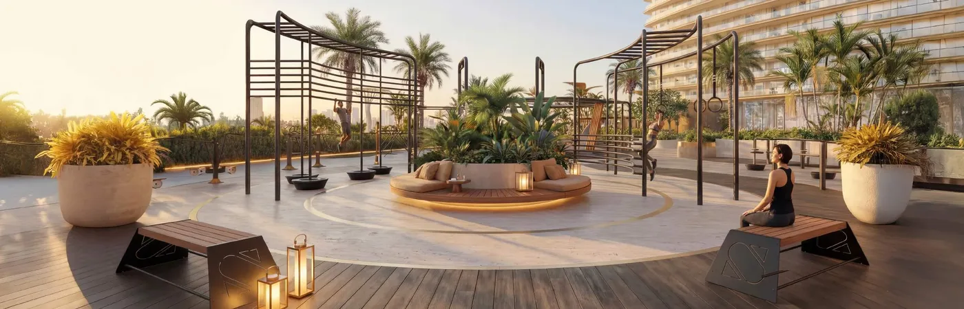 Calisthenics Park amenity image at Serenz