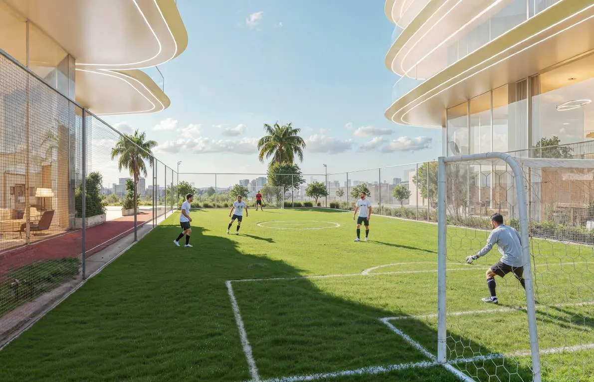 Football Court amenity image at Serenz