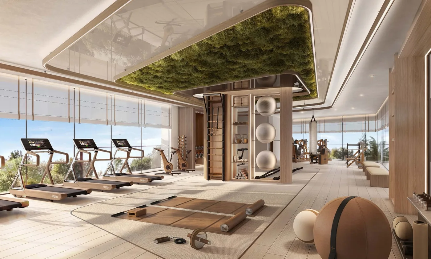 Gym amenity image at Sha Residence Emirates
