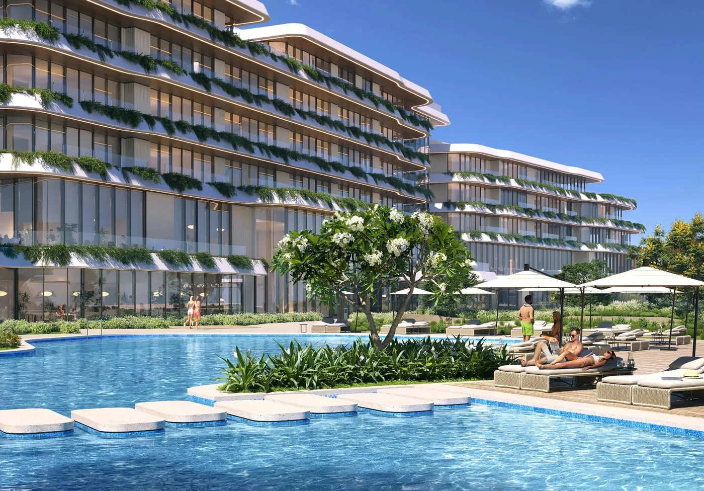 Swimming Pool amenity image at Sha Residence Emirates
