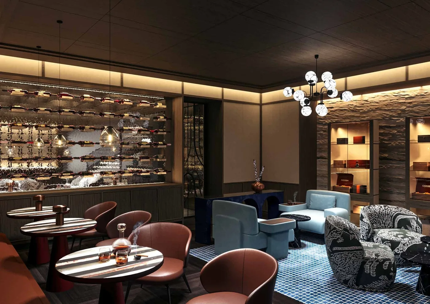 Cigar Room amenity image at Six Senses