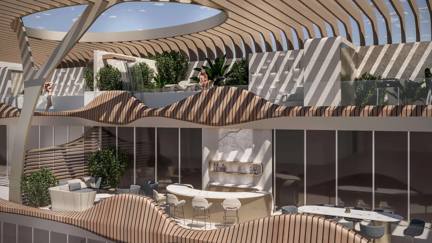 Dining Outlets & Moctail Bar amenity image at Sky Harmony