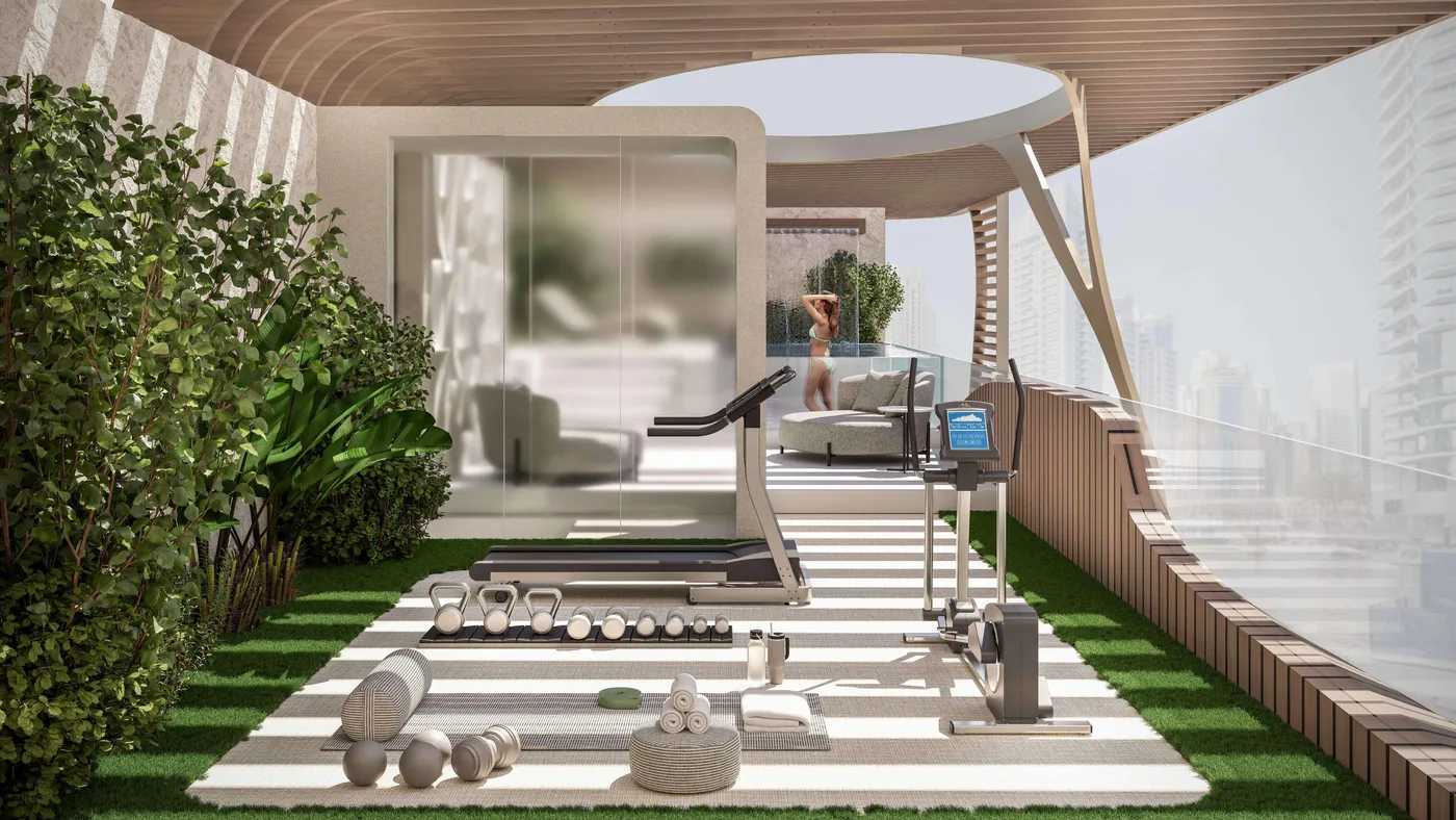 Gym amenity image at Sky Harmony