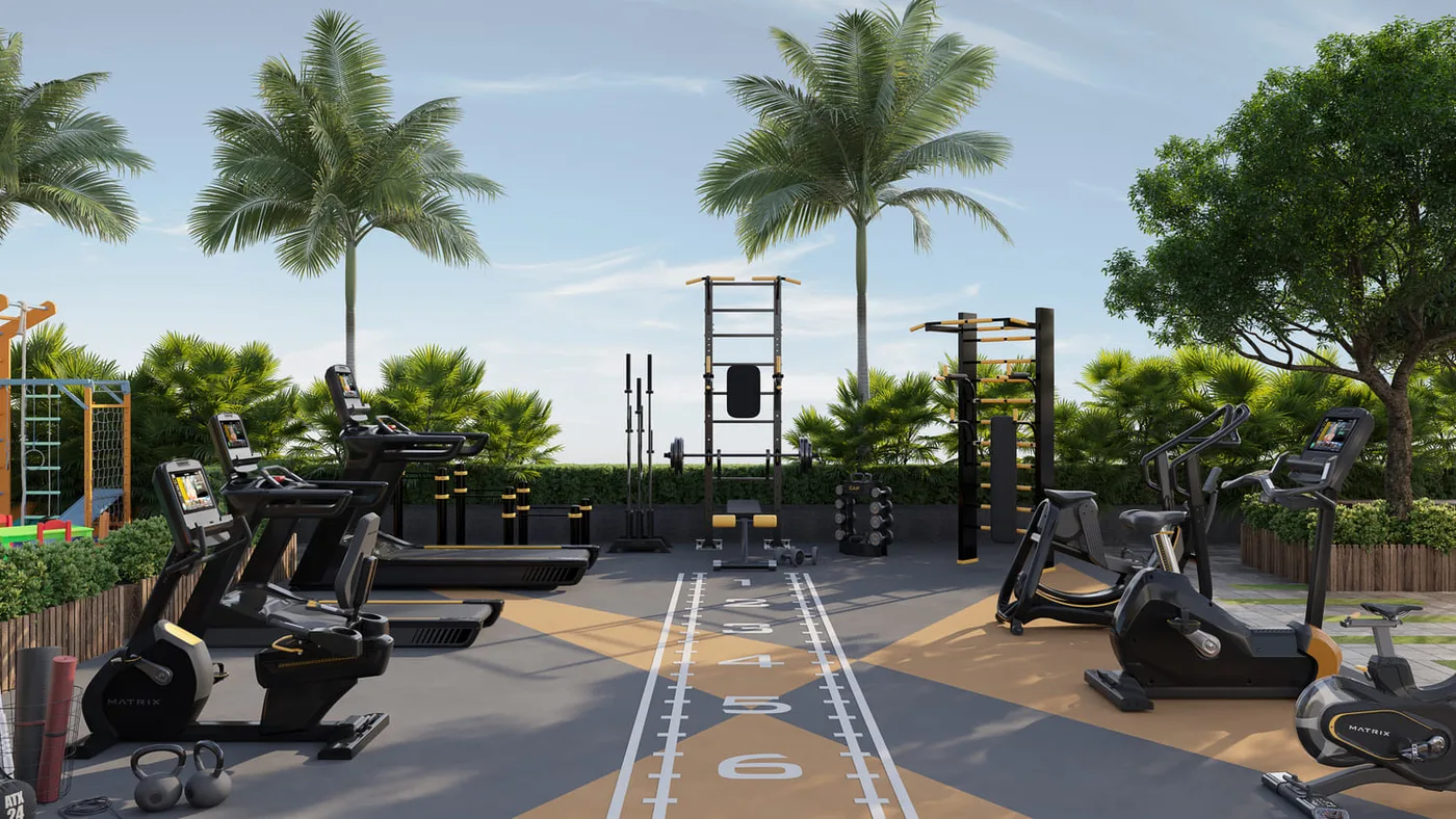 Outdoor Gym amenity image at Sky Hills Residence 3