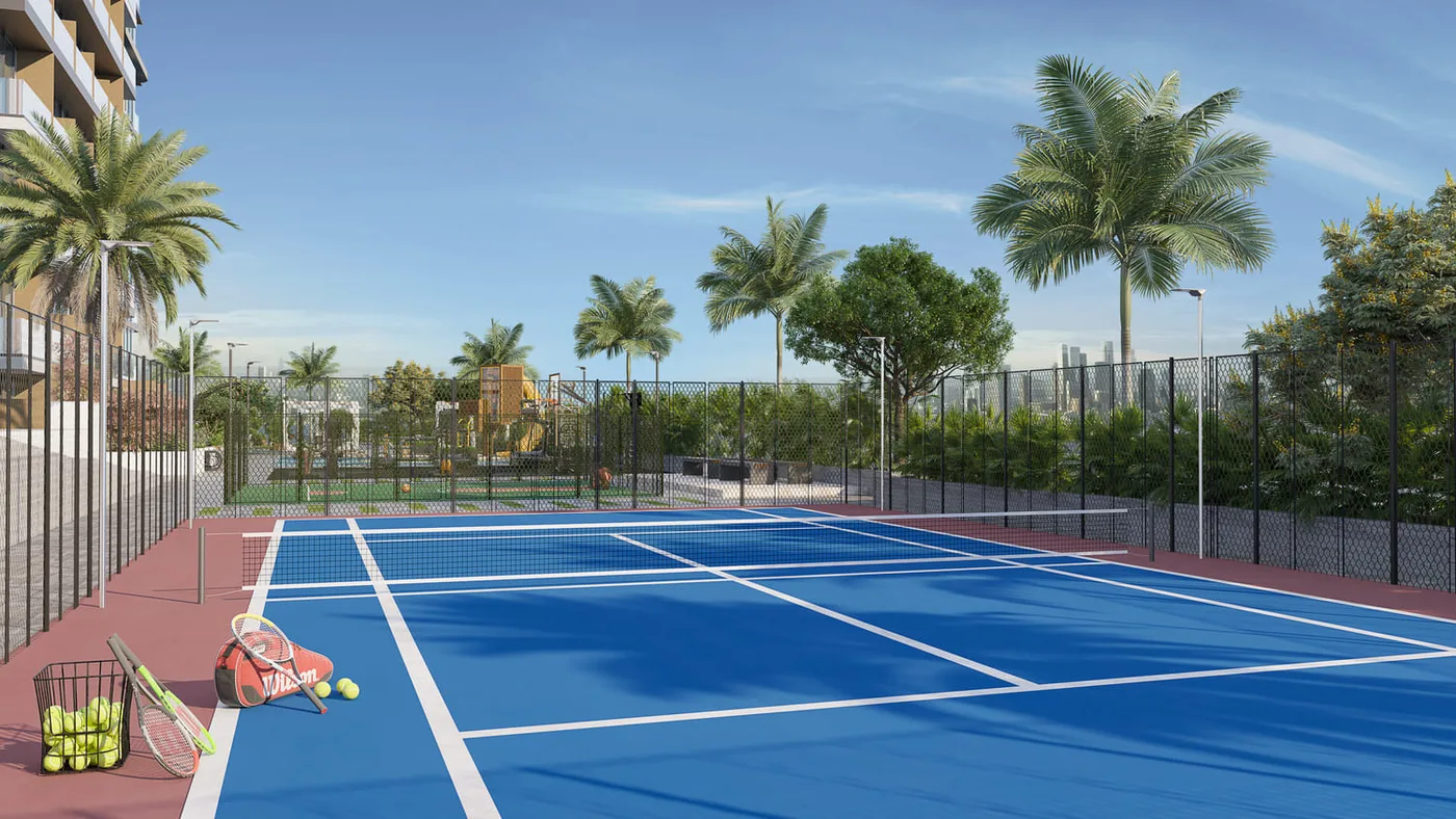 Tennis Court amenity image at Sky Hills Residence 3