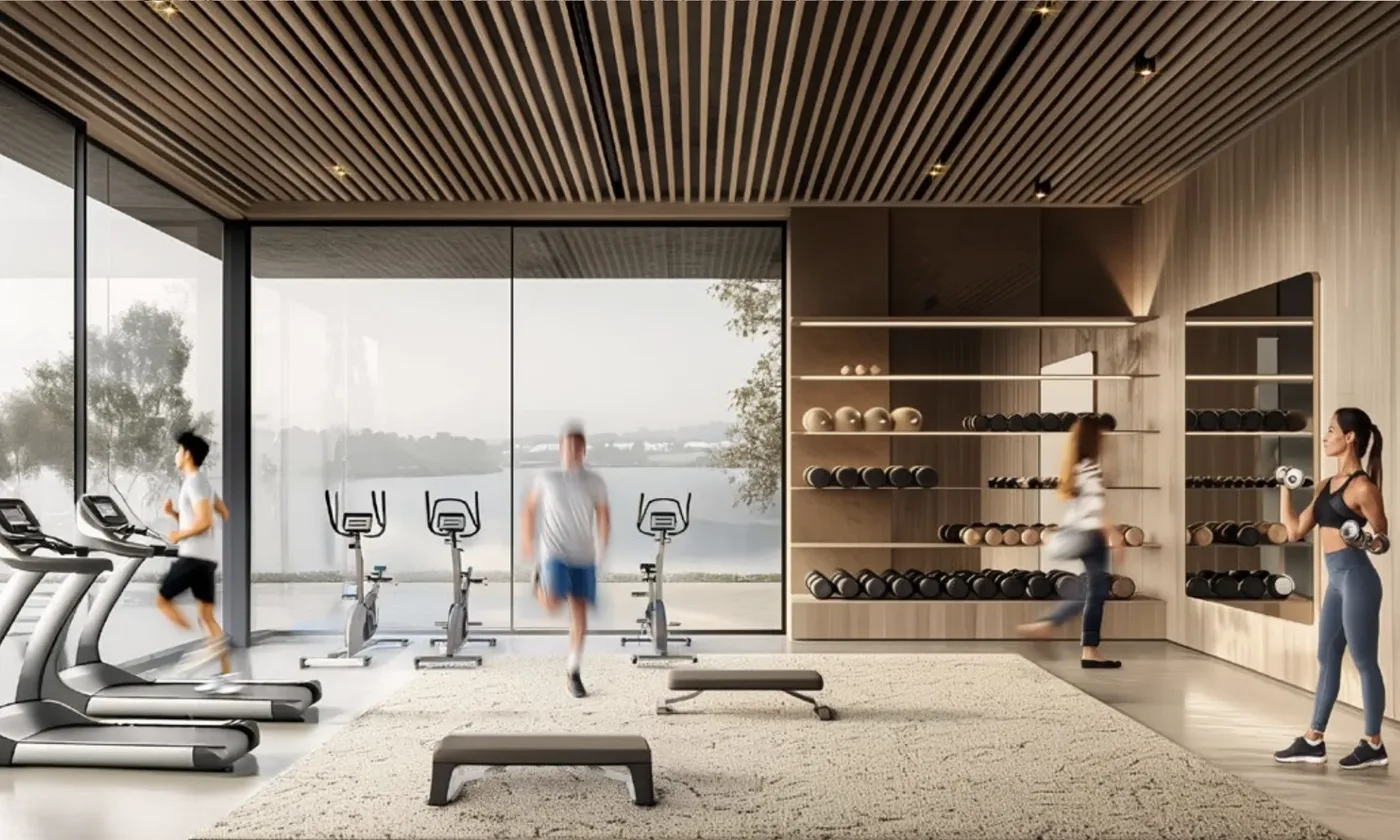 Gym amenity image at SkyGate Tower