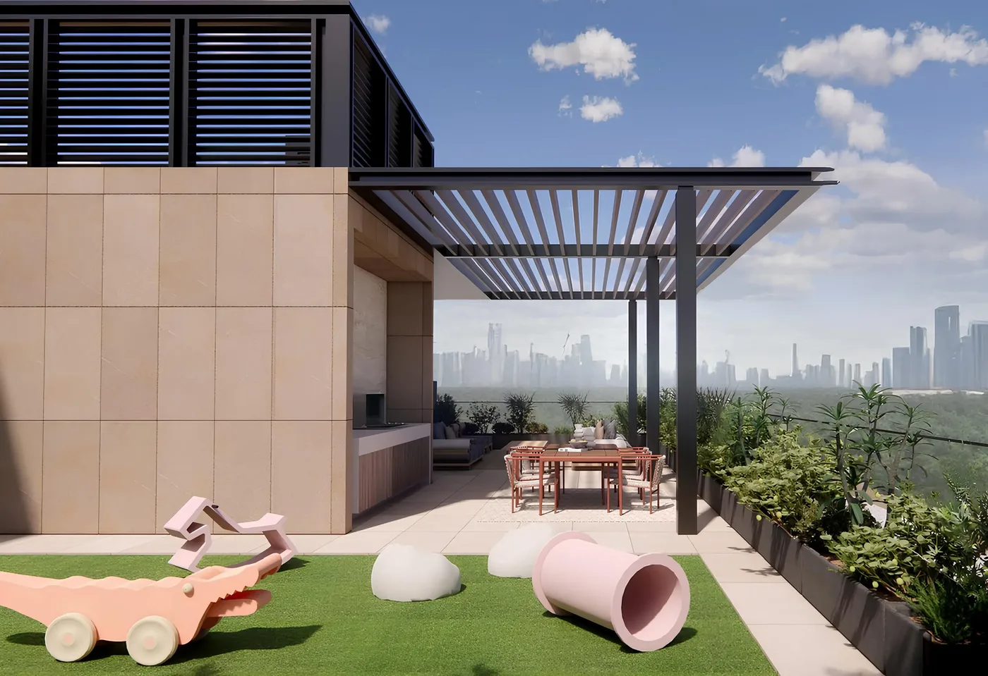 Kids’ Play Zones amenity image at SkyGate Tower
