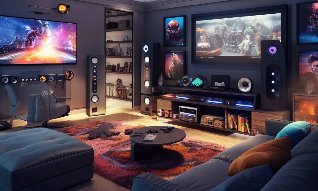 Indoor Video Game Room amenity image at Skyvue Spectra