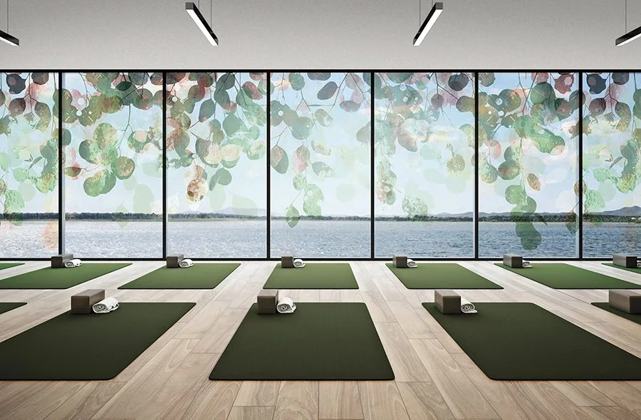 Indoor Yoga Studio amenity image at Skyvue Spectra