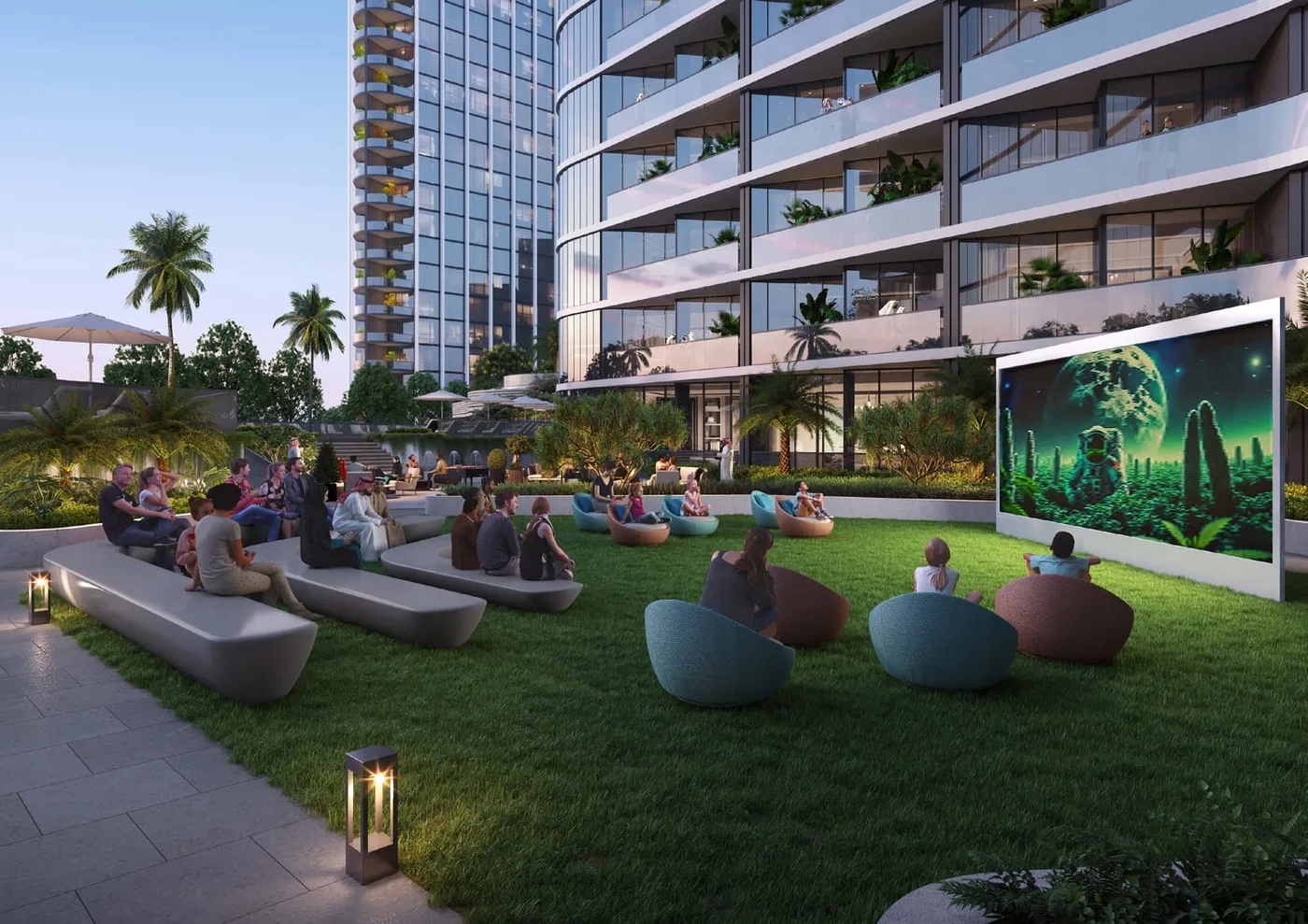 Open Cinema Area amenity image at Skyvue Spectra