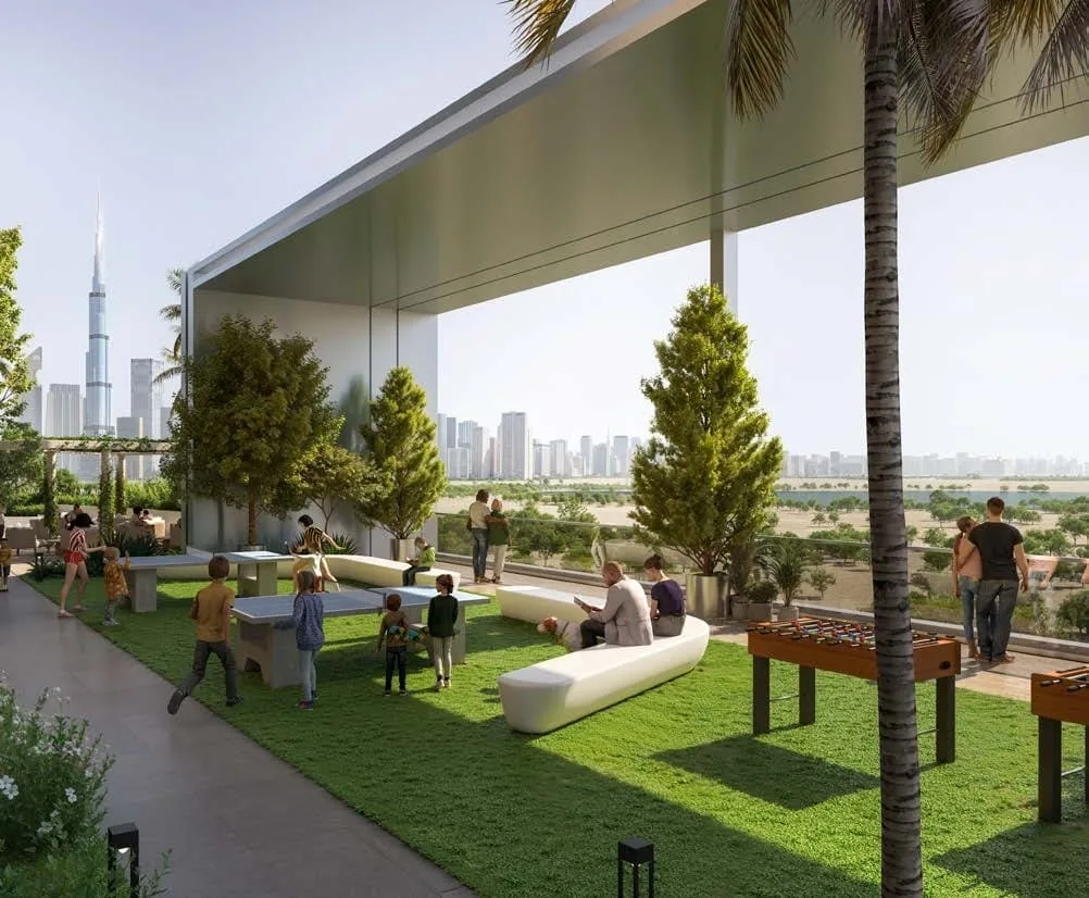 Open Picnic Lawn amenity image at Skyvue Spectra
