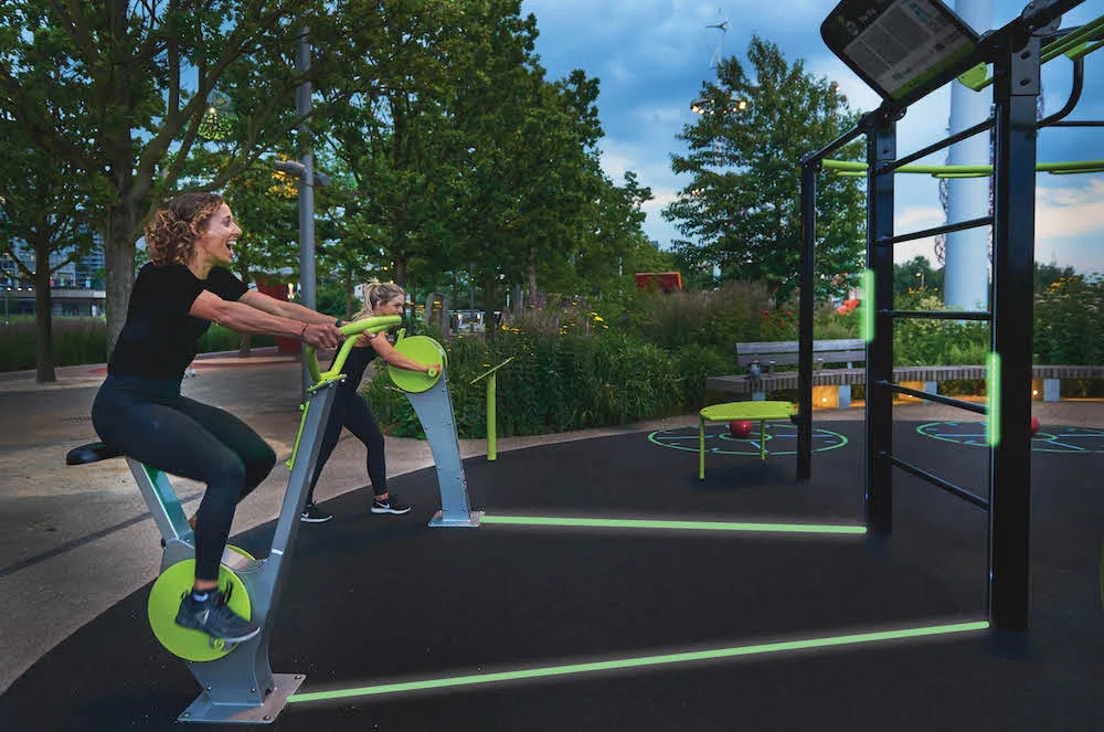 Outdoor Gym amenity image at Skyvue Spectra