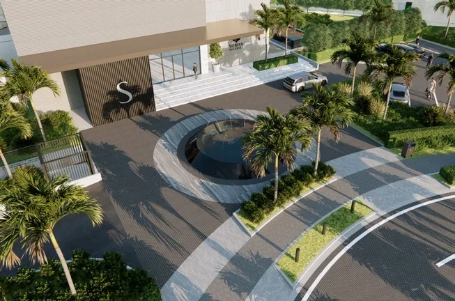 Entry Water Feature amenity image at Sobha Reserve