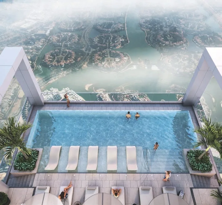 Infinity Edge Pool On 65 Level amenity image at Sobha Verde