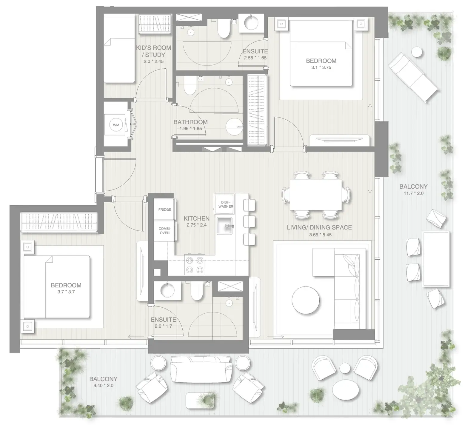 SOL Properties Sol Levante floor plan