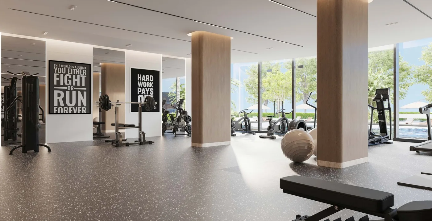 Gym amenity image at Sola Residences