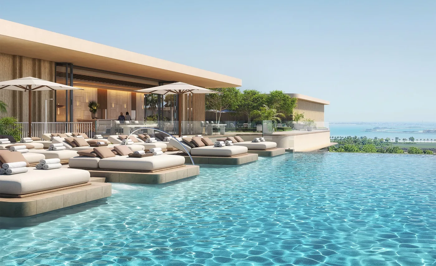 Floating Daybeds amenity image at Soléva Beach Residences