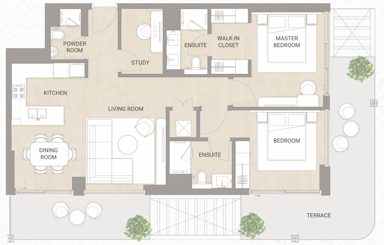 Origami Development Soma Residences floor plan