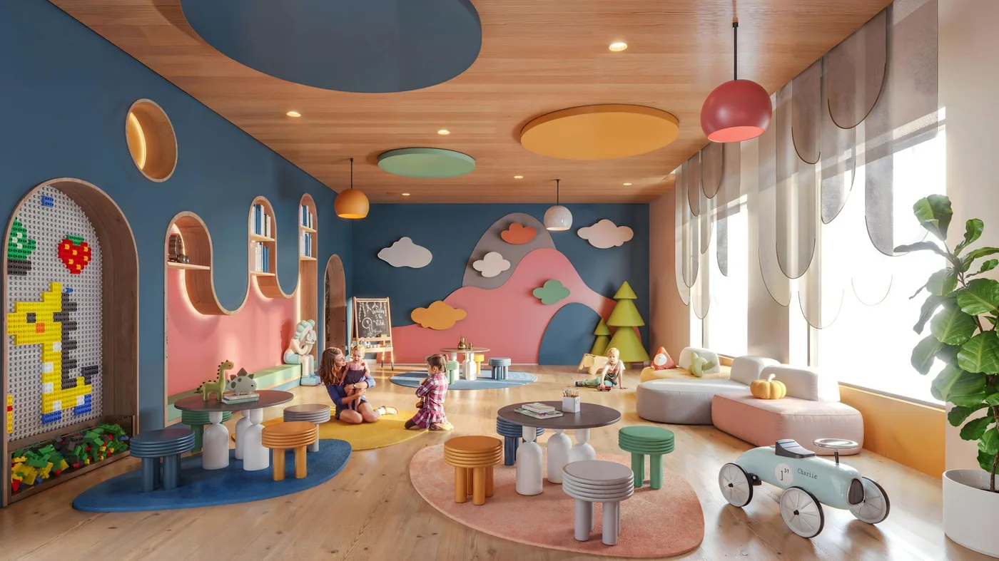 Indoor Kids Play Area amenity image at Sparklz