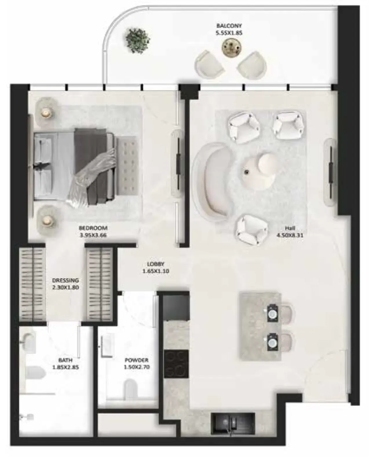Tasmeer Indigo Properties SquareX One floor plan