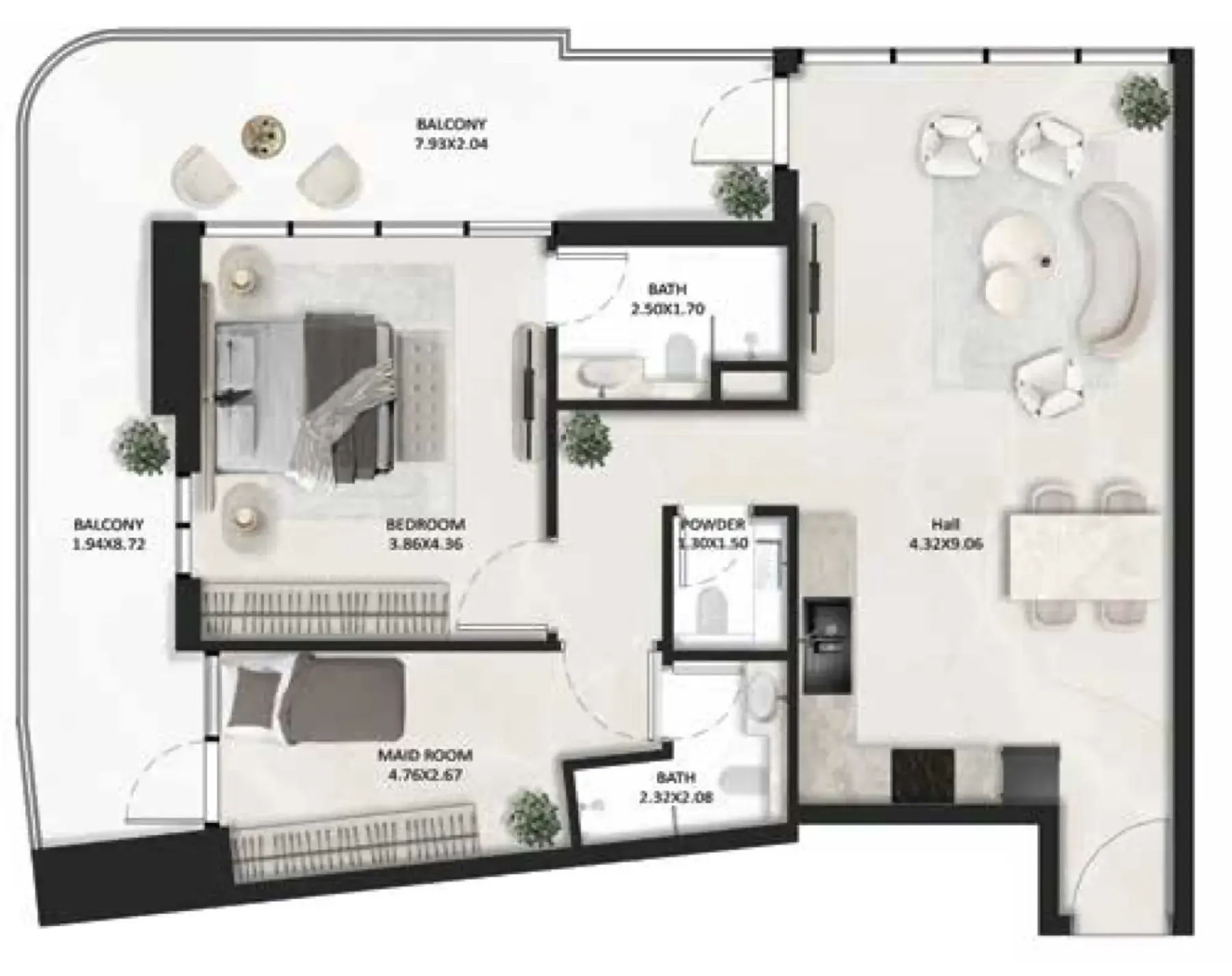 Tasmeer Indigo Properties SquareX One floor plan