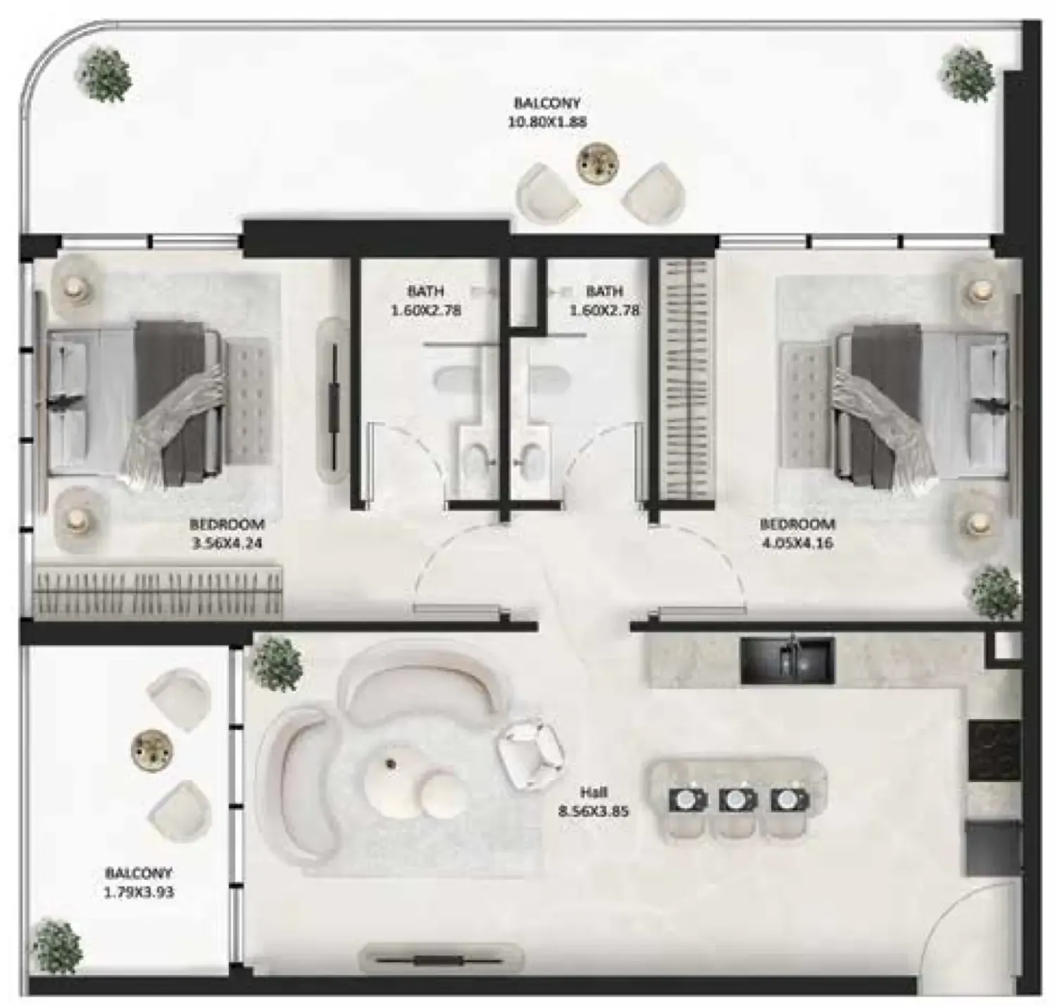Tasmeer Indigo Properties SquareX One floor plan