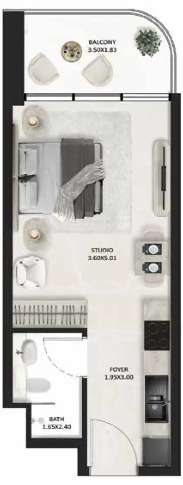 Tasmeer Indigo Properties SquareX One floor plan