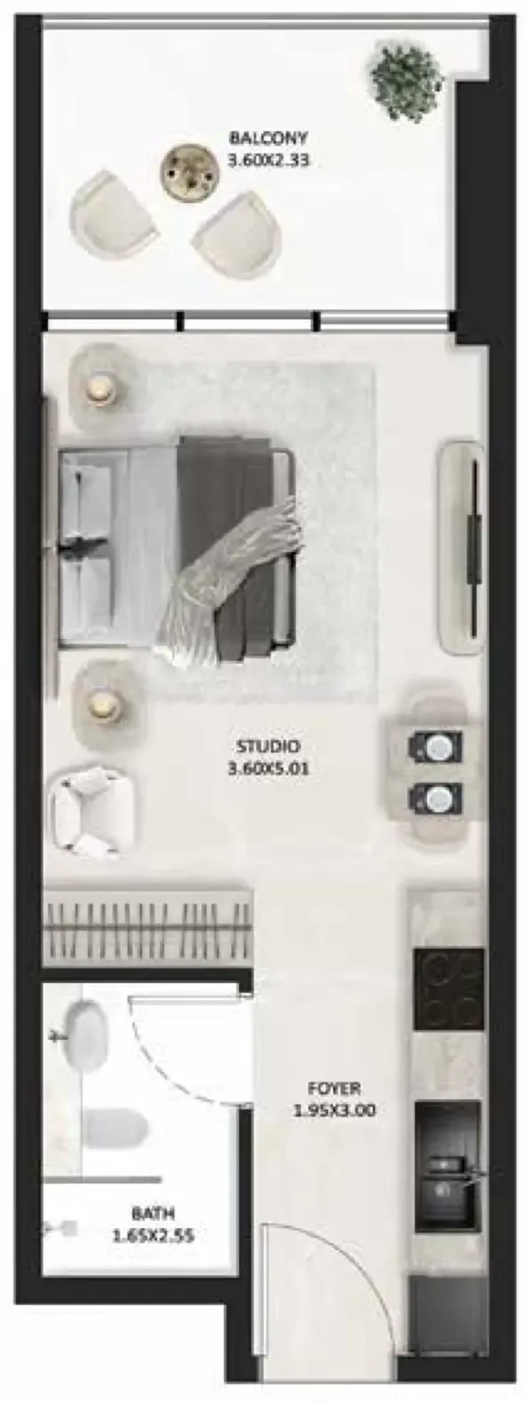 Tasmeer Indigo Properties SquareX One floor plan