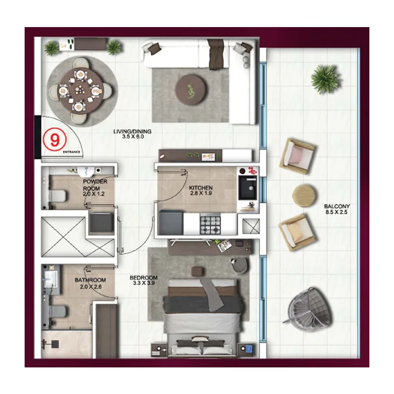 Symbolic Real Estate Development L.L.C Symbolic Altus floor plan