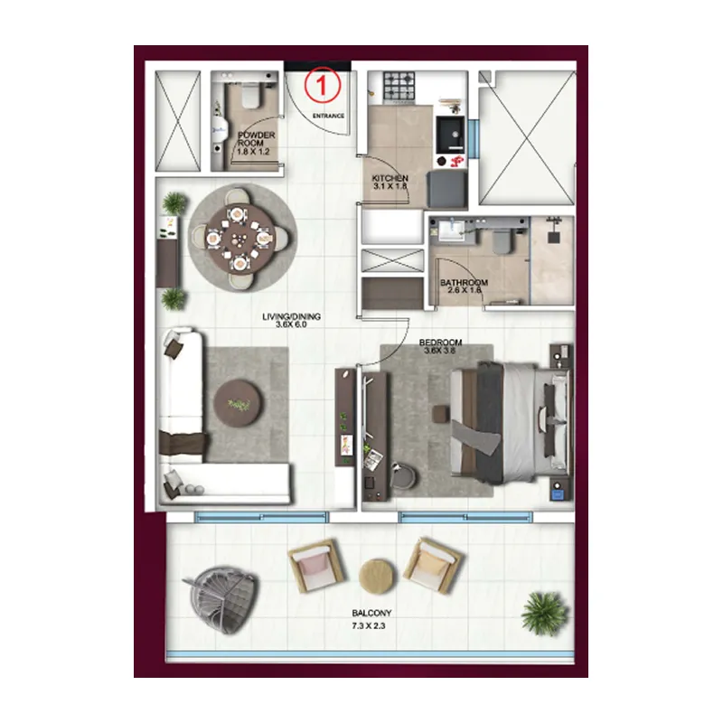 Symbolic Real Estate Development L.L.C Symbolic Altus floor plan