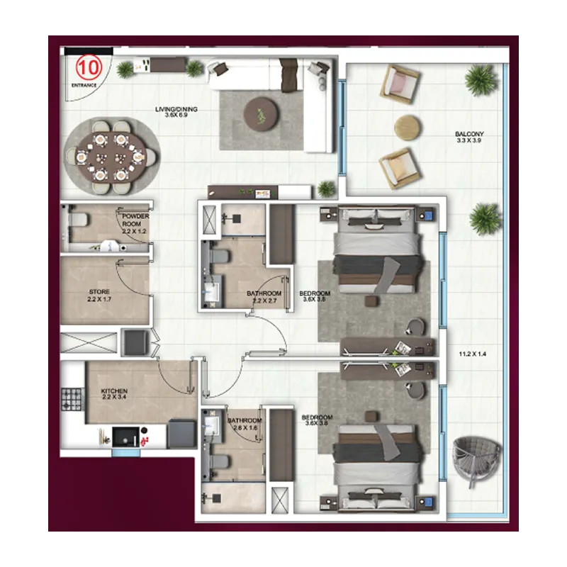 Symbolic Real Estate Development L.L.C Symbolic Altus floor plan