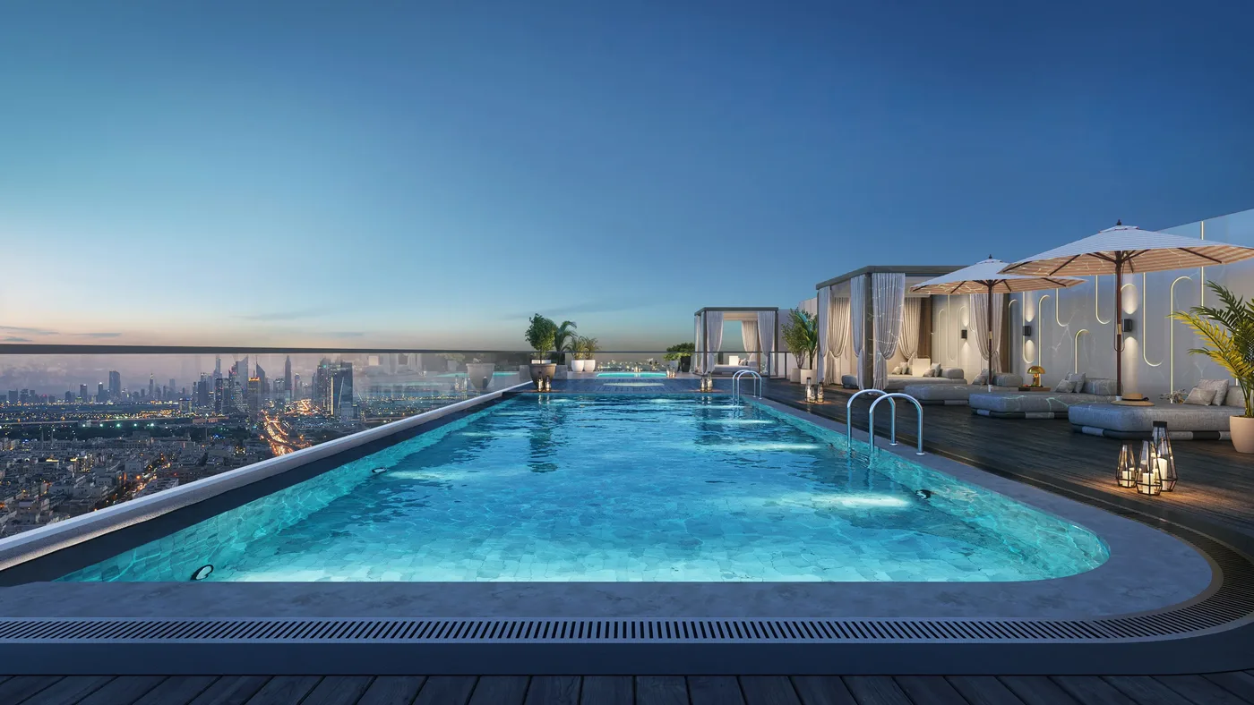Rooftop Infinity Pool amenity image at Symbolic Altus