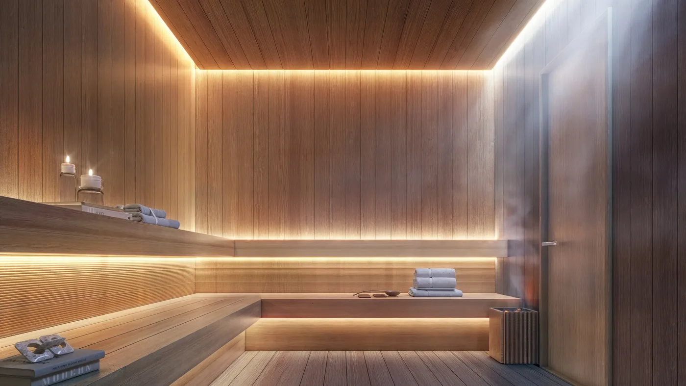 Steam & Sauna amenity image at Symbolic Altus