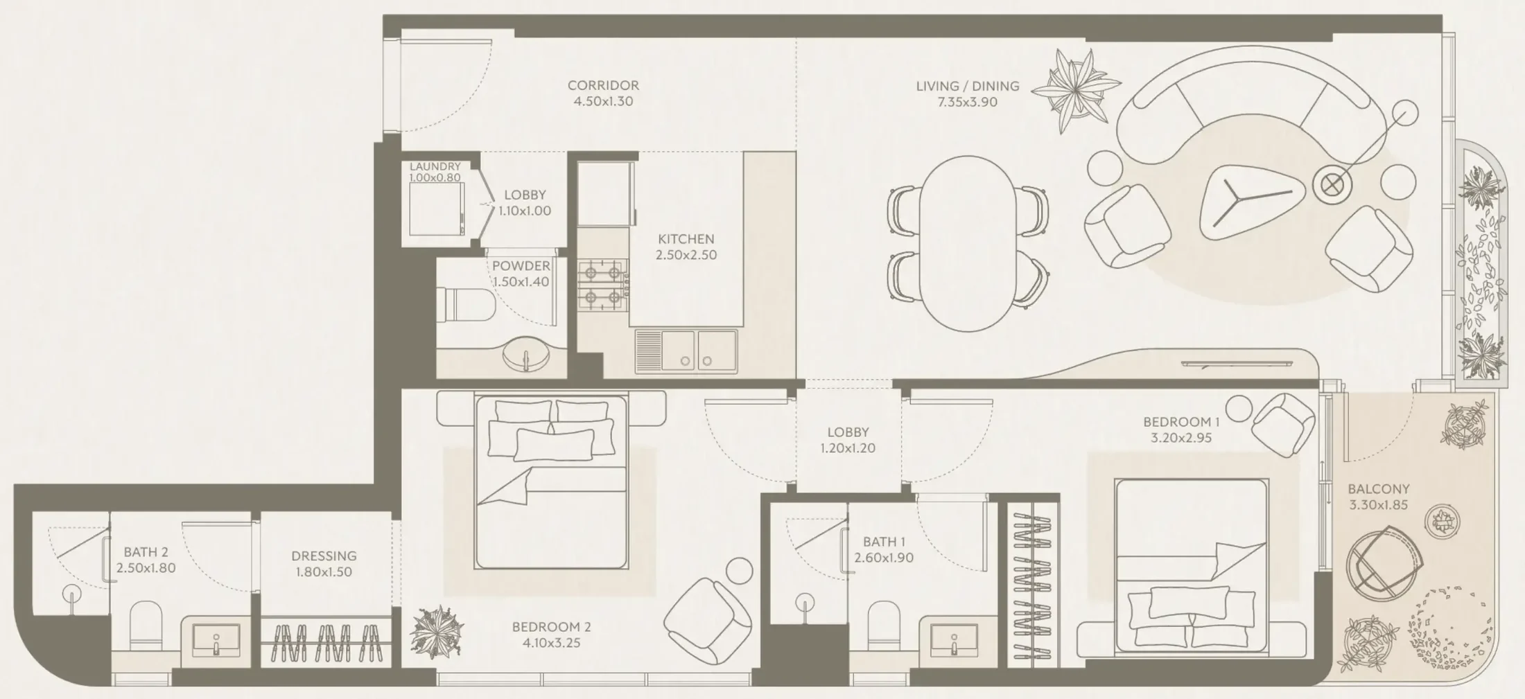 Chaimaa Holding Symphony by Chaimaa floor plan