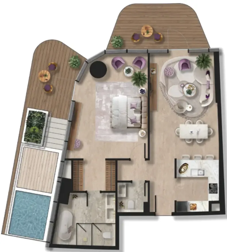 BNW Developments Taj Wellington Mews floor plan