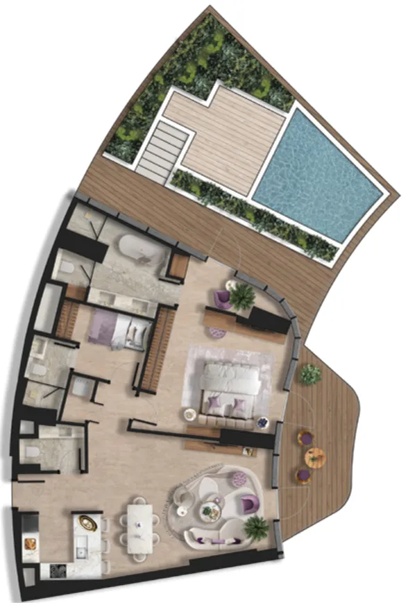 BNW Developments Taj Wellington Mews floor plan