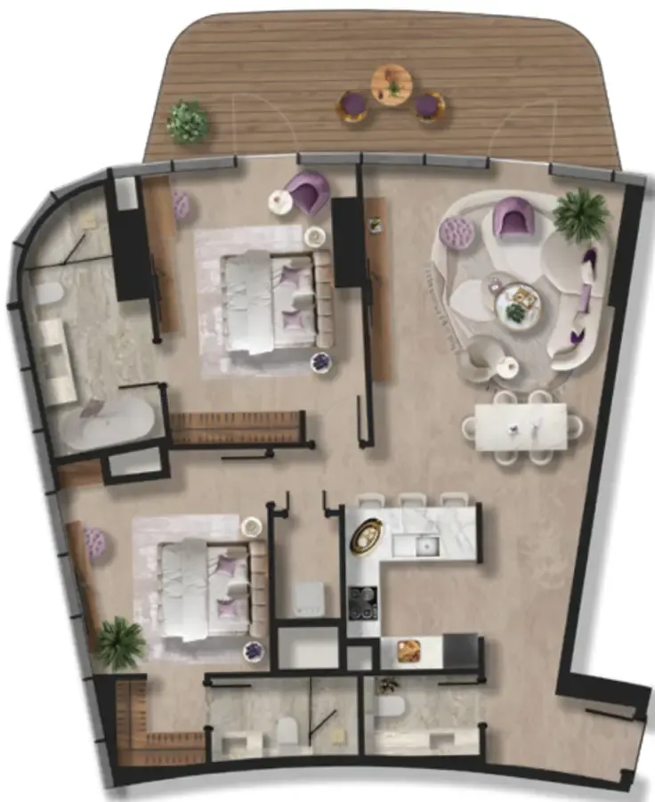 BNW Developments Taj Wellington Mews floor plan