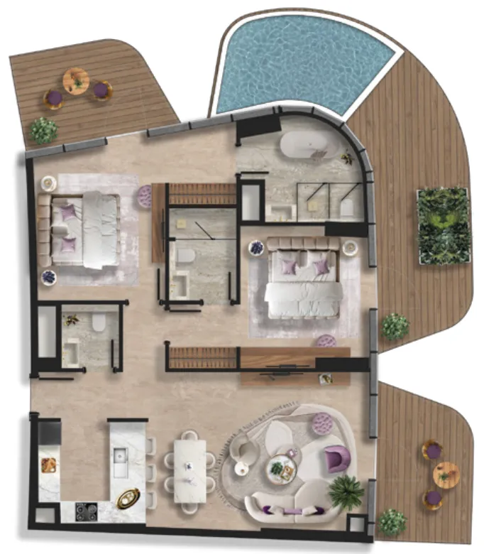 BNW Developments Taj Wellington Mews floor plan