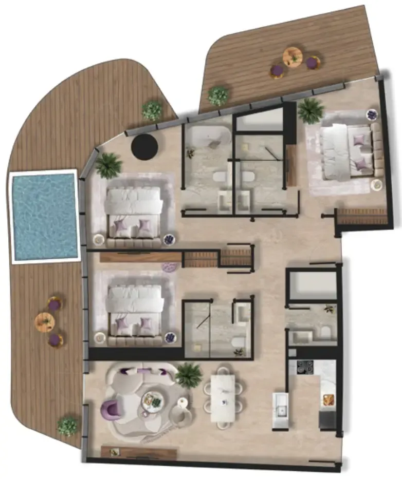 BNW Developments Taj Wellington Mews floor plan