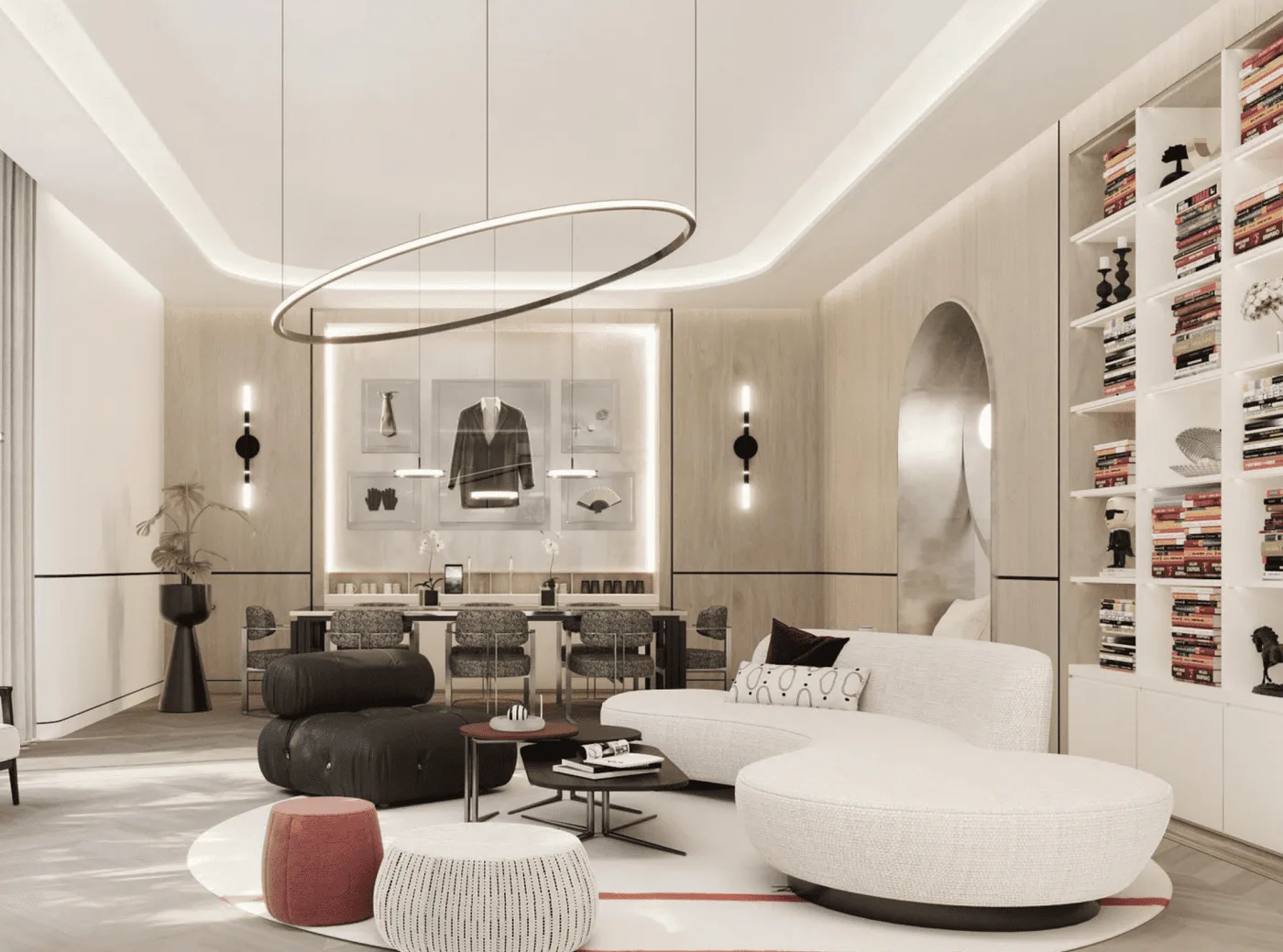 Library amenity image at Taraf Karl Lagerfeld Villas