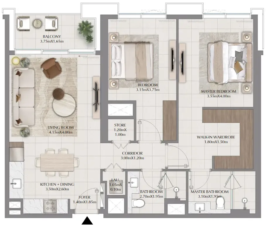 Emaar Terra Woods floor plan