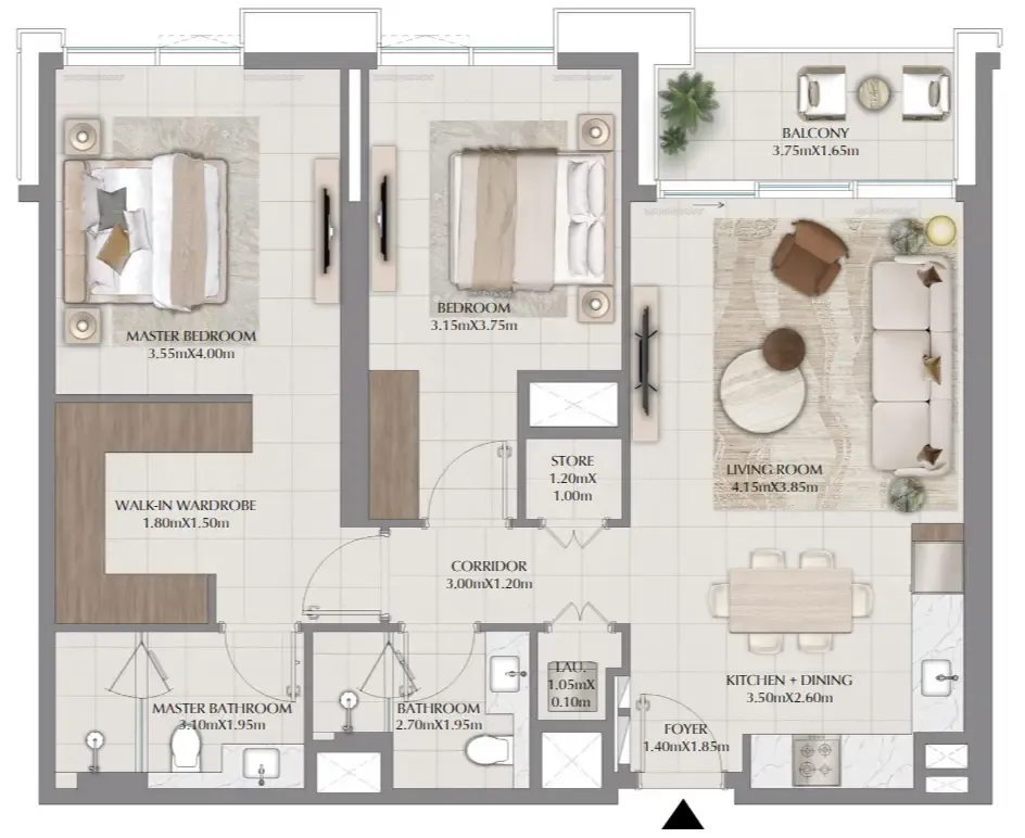 Emaar Terra Woods floor plan