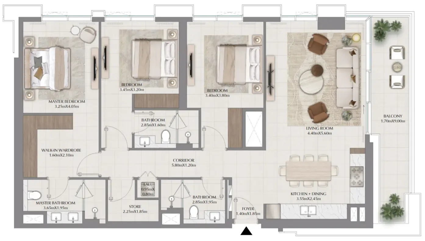 Emaar Terra Woods floor plan
